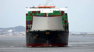Container Ship《TRITON》Passing  the Tsing Ma Bridge in HK 20260825_C0016