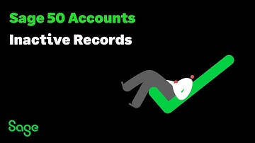 Sage 50 Accounts (UK) - Inactive Records