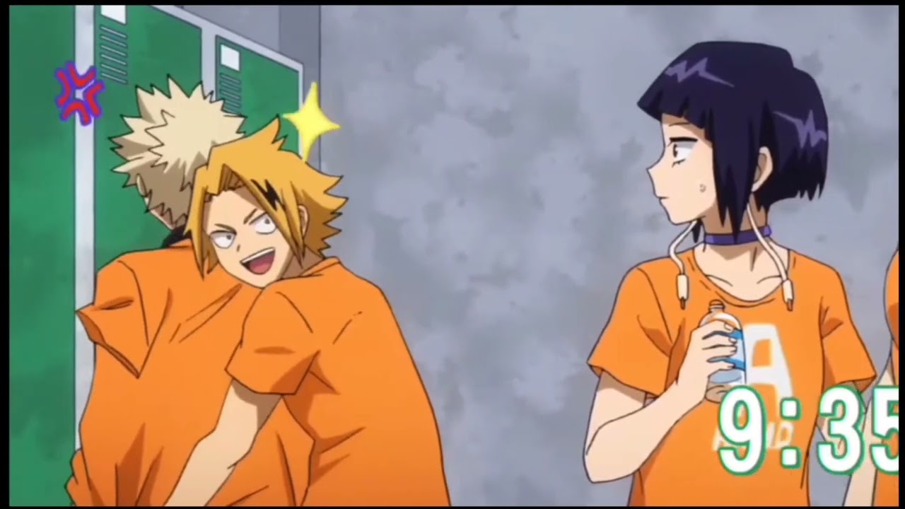 Proof that kaminari might like our girl jirou!! #mha #myheroacadamia #denki #kamijirou #kaminari