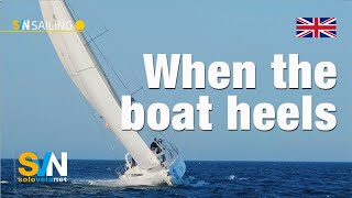 When the boat heel  SVN sailing, the SVN network sailing lessons