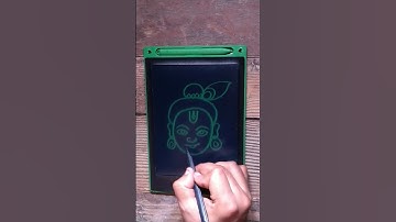 O = How to draw Shri Krishna step by step #shorts #shrikrishna #krishna #drawing #shortvideo #short