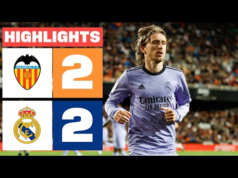 VALENCIA CF 2 - 2 REAL MADRID | RESUMEN LALIGA EA SPORTS