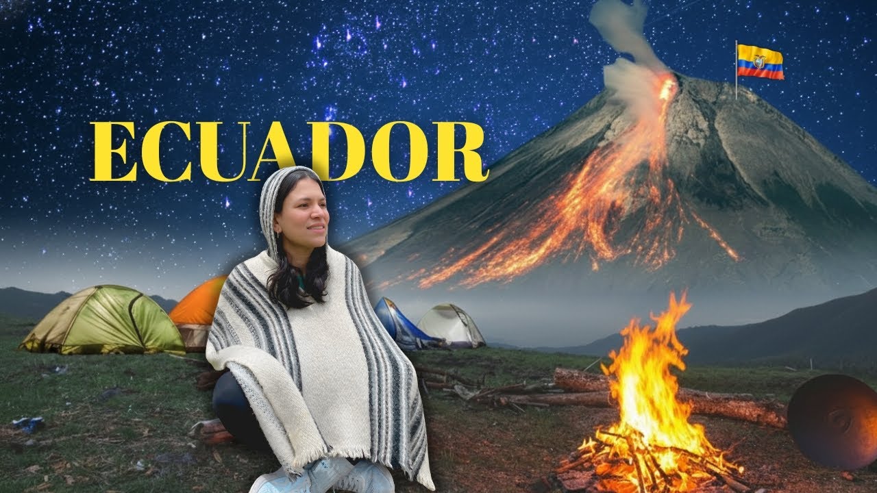 Dormí en el CRÁTER de un VOLCÁN ACTIVO🌋 en Ecuador🇪🇨 increíble experiencia | Pululahua 