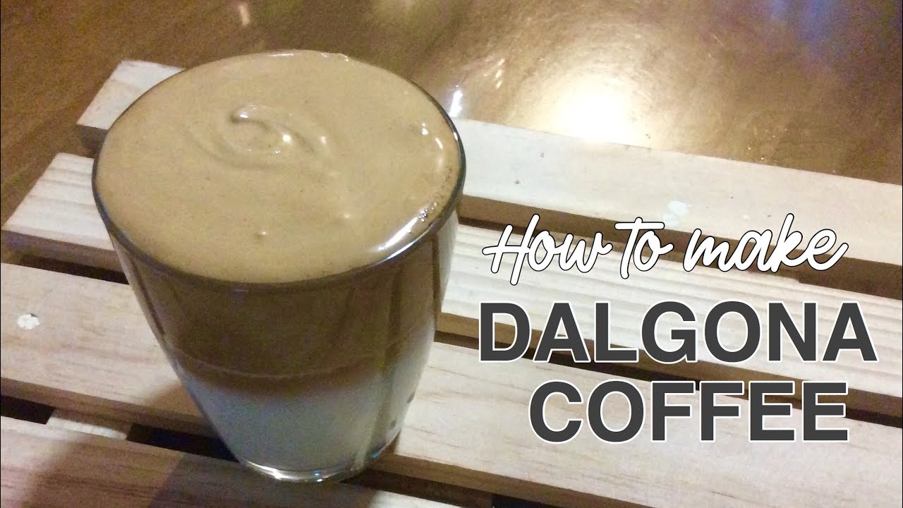 DALGONA COFFEE II Korean Recipe YouTube
