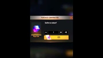 Magic Cube Fragment exchange .. #youtubeshorts #freefire #trending