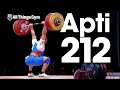 Apti Aukhadov 212kg Clean &amp; Jerk 2015 World Weightlifting Championships