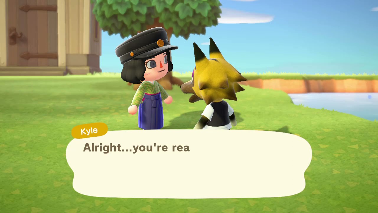 Animal Crossing: Kyle said I love you 