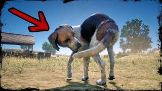 NEW Discovery in Red Dead Redemption 2 ▶️ Dog Chasing its Tail - RARE Encounter