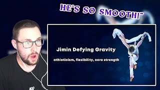 Jimin's Core Strength Reaction! Defying Gravity | Athleticism, Flexibility, Core Strength