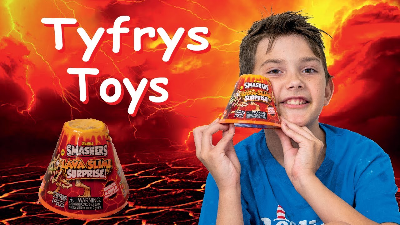 Tyfry's Toys Unboxing Zuru Smashers Lava Slime Surprise!