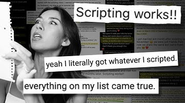 The Law of Assumption Scripting Method explained.