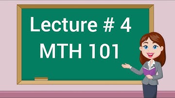 MTH101 lecture 4 || short lecture 4|| vu helper online