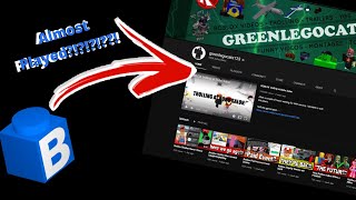 GreenLegoCats Almost Played Brick-Hill For A Video But The Forums Messed It Up!