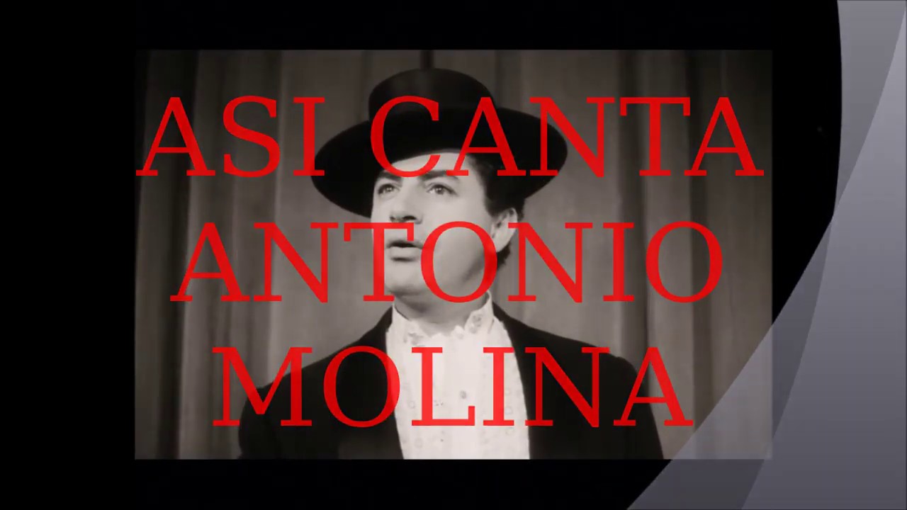 Antonio Molina canta PUENTE DE COPLAS de la pelicula {Puente de coplas