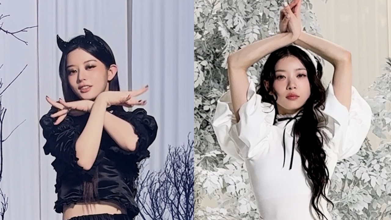 ILLIT・MINJUとMOKAが悪魔と天使に大変身！“とろ～りダンス”を