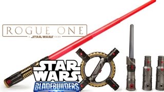 Star Wars Rogue One | Spin-Action Lightsaber Review | Blade Builders Build your own lightsaber kit