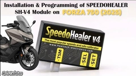 FORZA 750 2025 SpeedoHealer Installation & Programming (59#2025) #forza750 