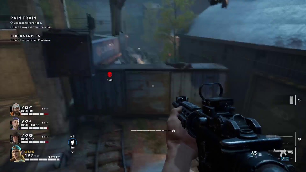 Playing a zombie Game