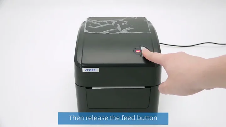 vretti shipping label printers how to calibrate paper? 420B/D462B/DT108B