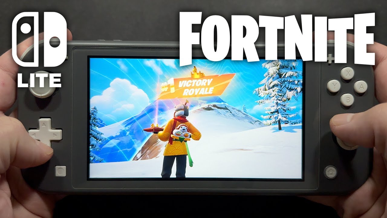 Fortnite on Nintendo Switch Lite #789 - YouTube