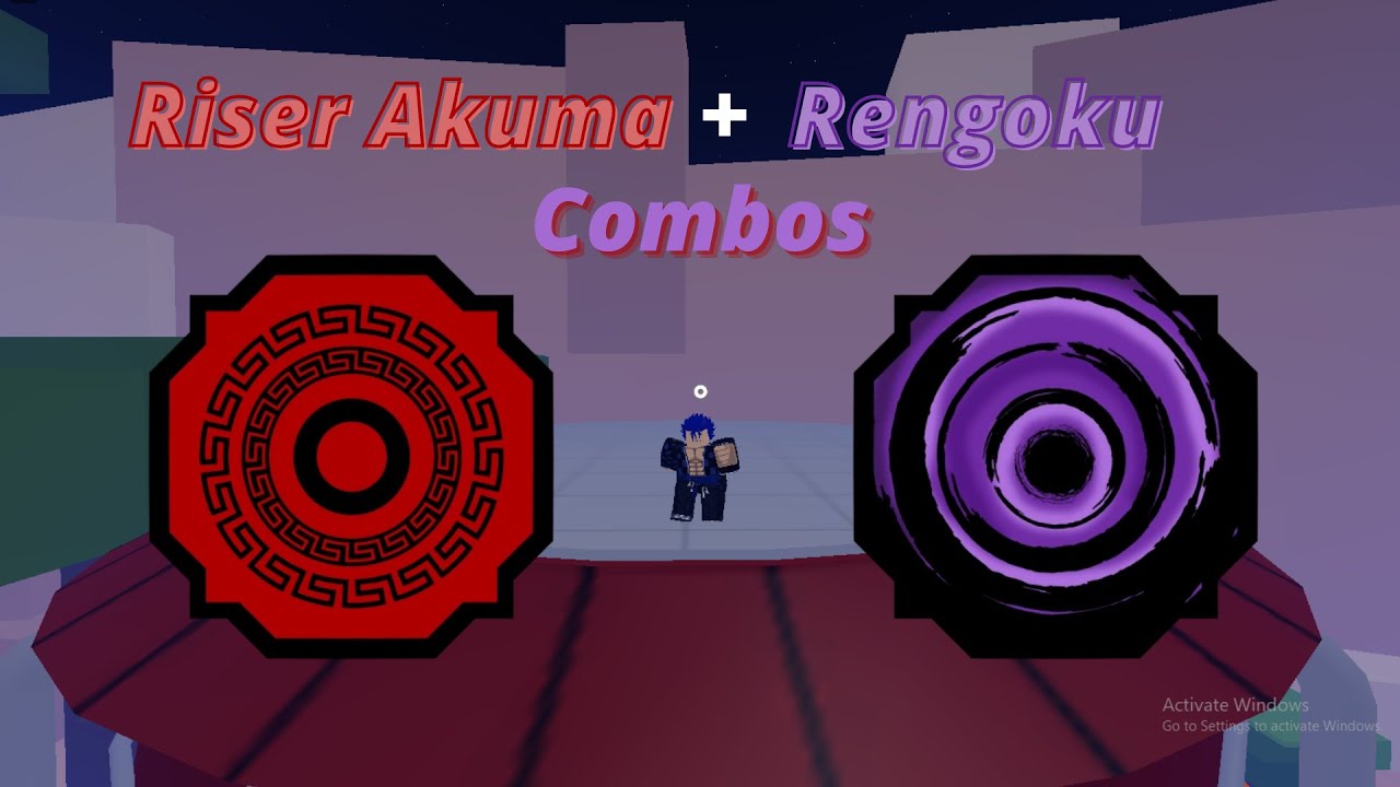 Riser Akuma and Rengoku Combos Shindo Life YouTube