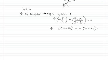 Concept of Complex Slope | Complex Numbers