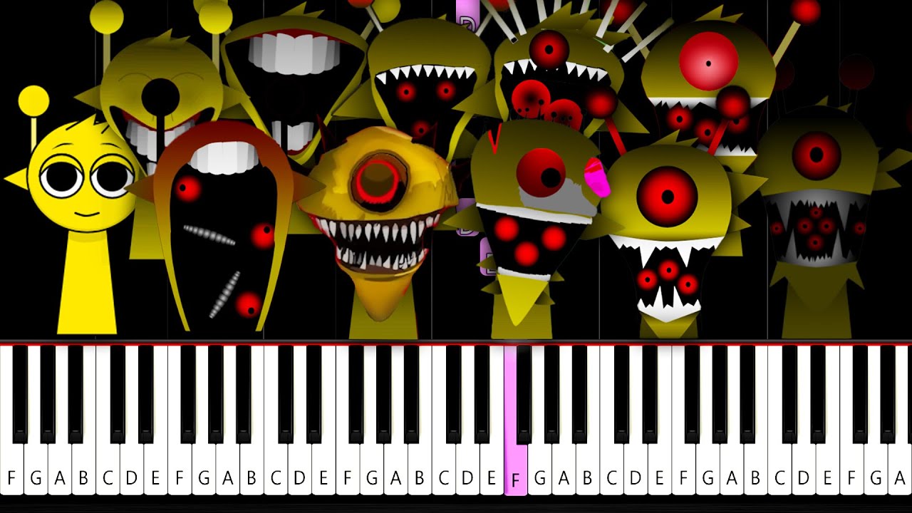 Sprunki - From Normal To Phase 11 - Piano Tutorial