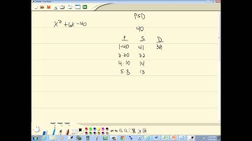 Basic Algebra Skills Review - Factoring - Trinomials - PSD - Practice Sheet 1 - Problem 6