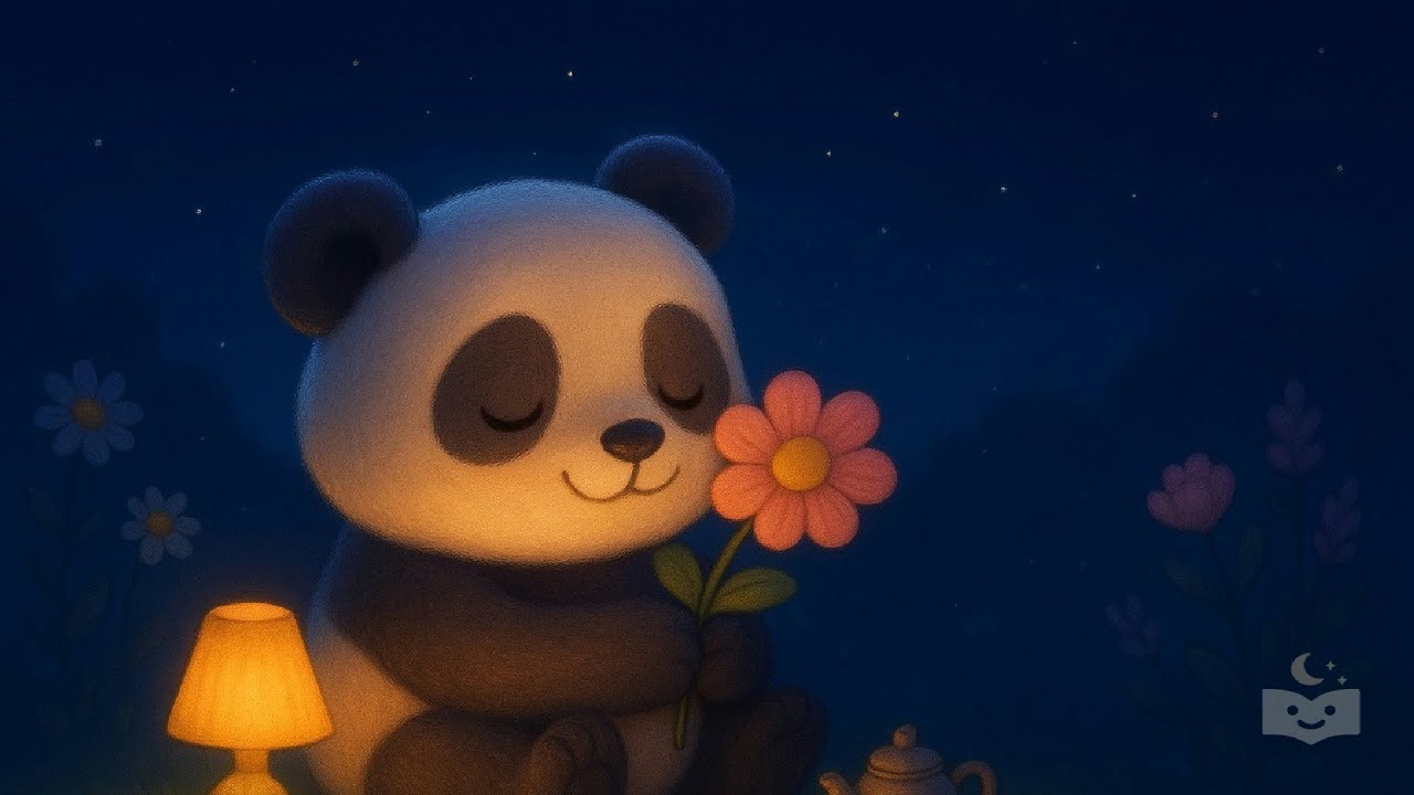 Panda's Gentle Garden Dream 🌙 | Sleep Lullaby for Babies by BrightTales Sleep
