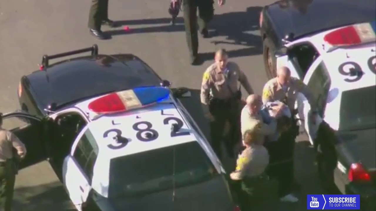 police chase suspect crashing into a trolley in the Lynwood area YouTube