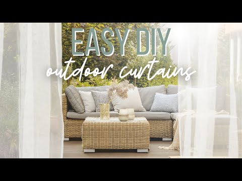 DIY Outdoor Curtains | Catherine Arensberg