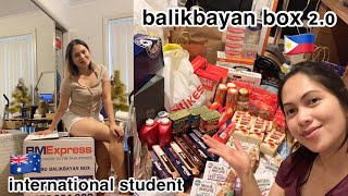 BALIKBAYAN BOX 📦 from 🇦🇺 to 🇵🇭 | pinoy international student + haul 🛒 | VelBasilio