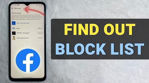 How to Check Your Block List on Facebook - Full Guide