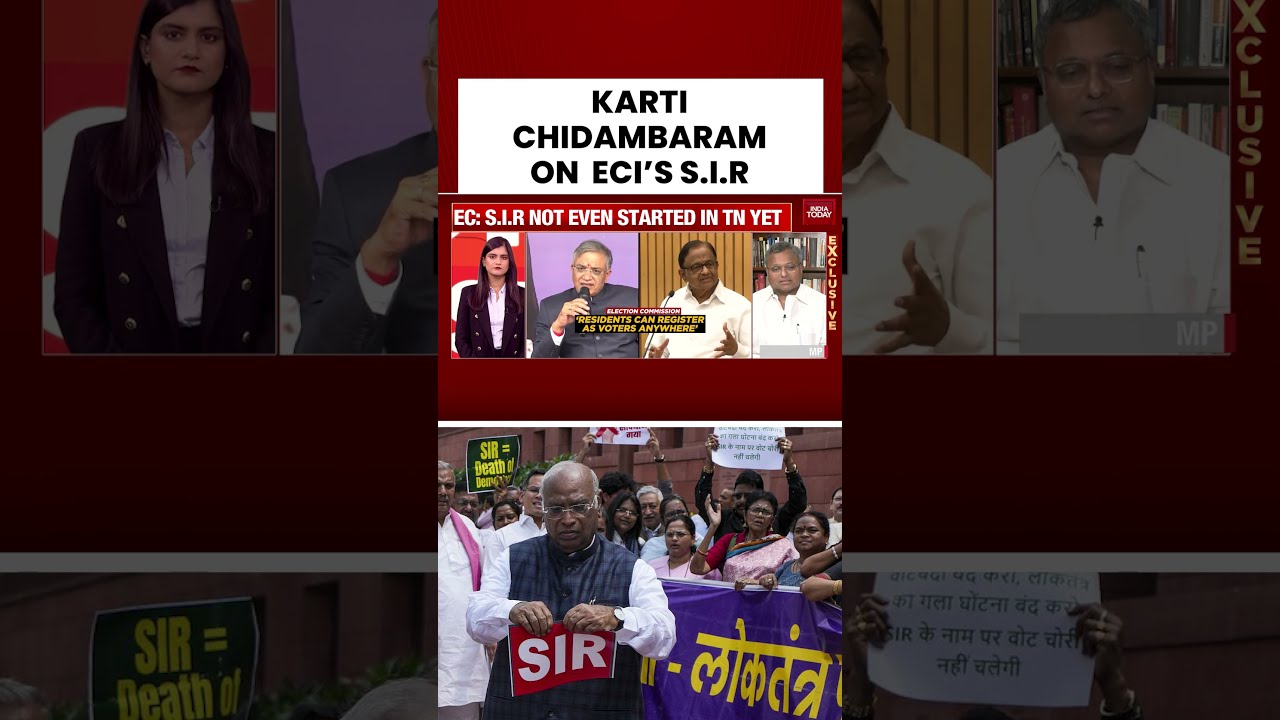 Karti Chidambaram Exclusive Interview On Electoral Rolls Being Conducted By Election Commission