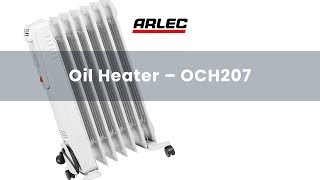 ARLEC : OCH207 7 Fin Oil Column Heater - YouTube
