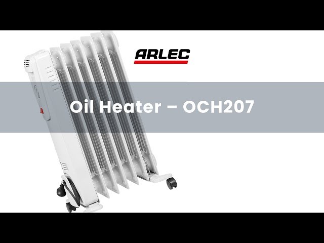 ARLEC : OCH207 7 Fin Oil Column Heater - YouTube