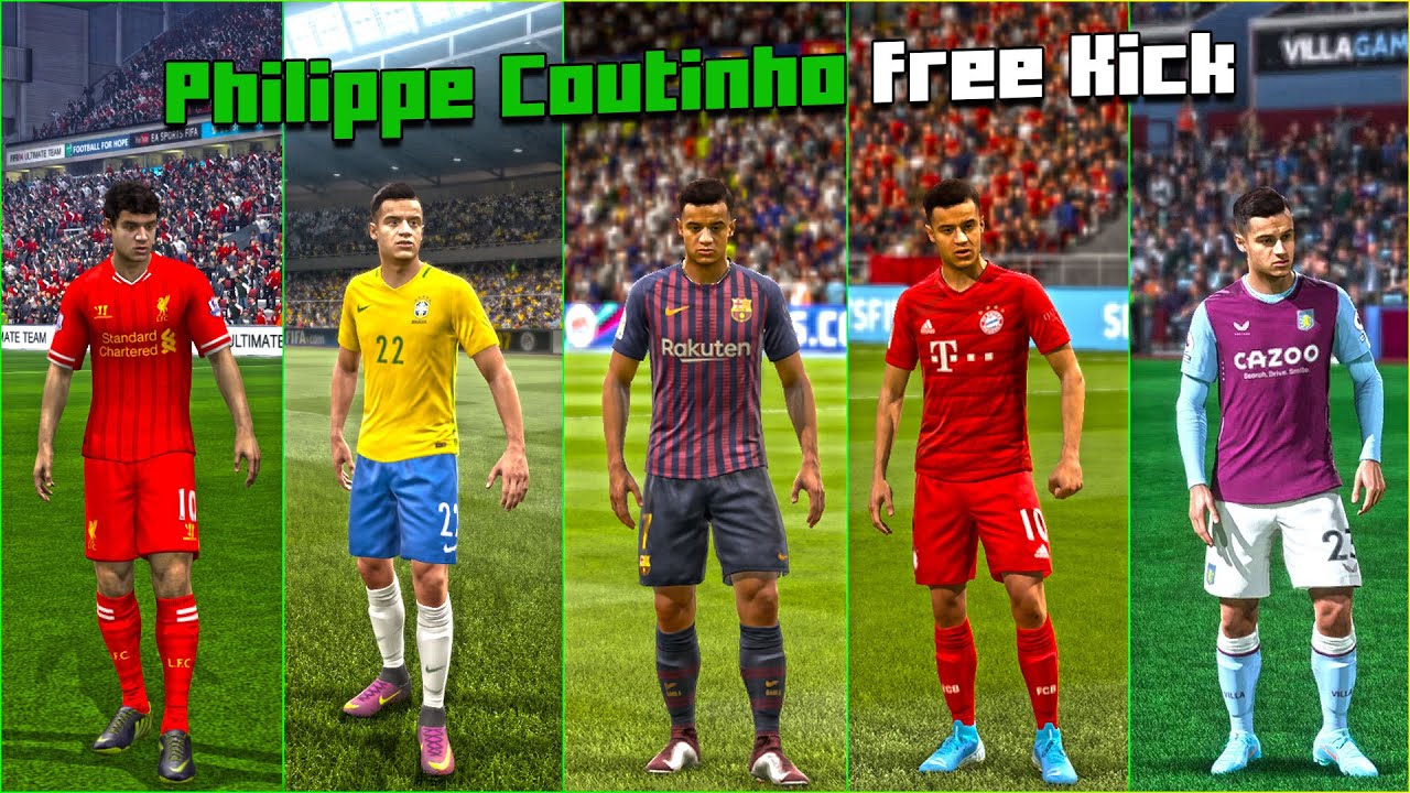 ФИЛИПП КОУТИНО Штрафные удары в FIFA 11–23