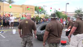 Arizona Strongest Man - Scott Porter - Tire Flip & Anchor Chain Drag