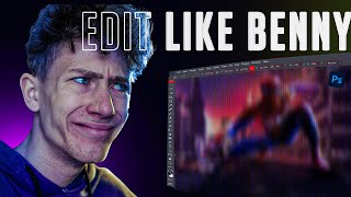 PHOTO MANUPLATION IN PHOTOSHOP SPIDER MAN EDIT | #photoshop @BennyProductions @Encreate |