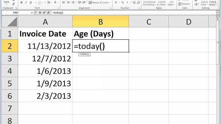 Excel - TODAY Function - DayDayNews