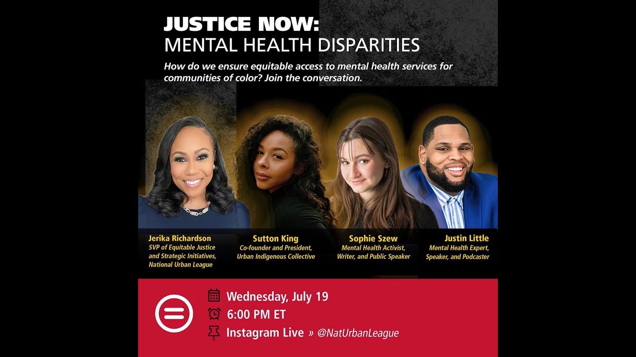 Justice Now Mental Health Disparities YouTube