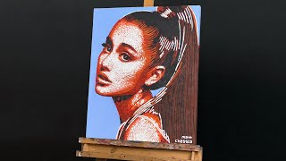 Painting Ariana Grande In Pop Art