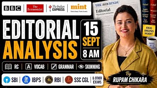 Hindu Editorial Analysis | 15 SEPT 2026 | RC, Vocab, Skimming, Descriptive | Rupam Chikara Ma'am