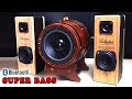 Recycle Wine box cover into 100W Bluetooth speaker system