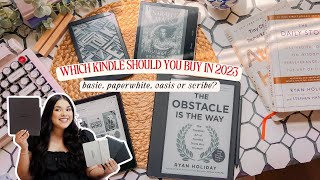 Which kindle should you buy in 2023? basic, paperwhite, oasis or scribe?
