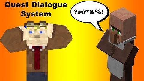 Quest Dialogue and reputation in vanilla minecraft. [Long build it Video]. Quest system part 1