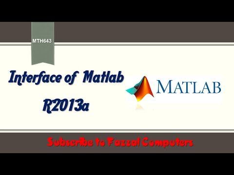 interface of matlab R2013a