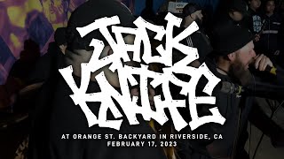 Jack Knife @ Orange St. Backyard in Riverside, CA 2-17-2023 [FULL SET]