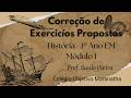 Correção de EP - 1º Ano EM / Mód. 1