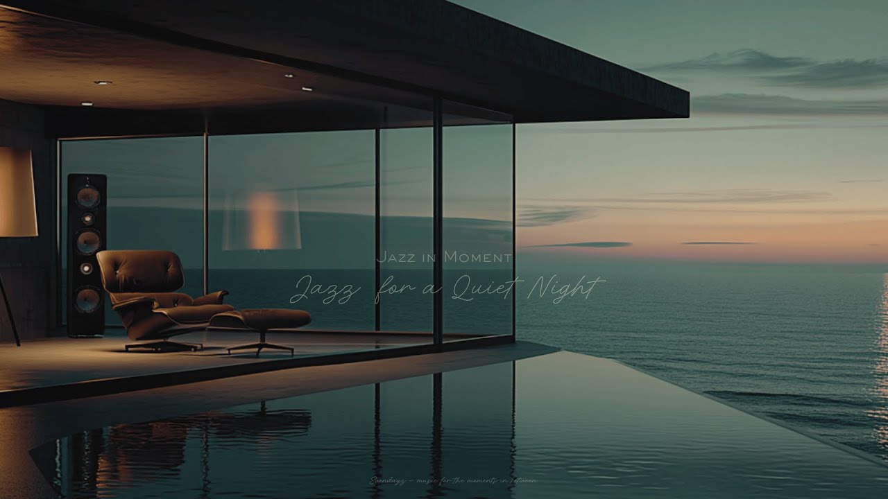 [Playlist] Зимнее ночное море, тихо текущий джаз | Quiet Night Jazz